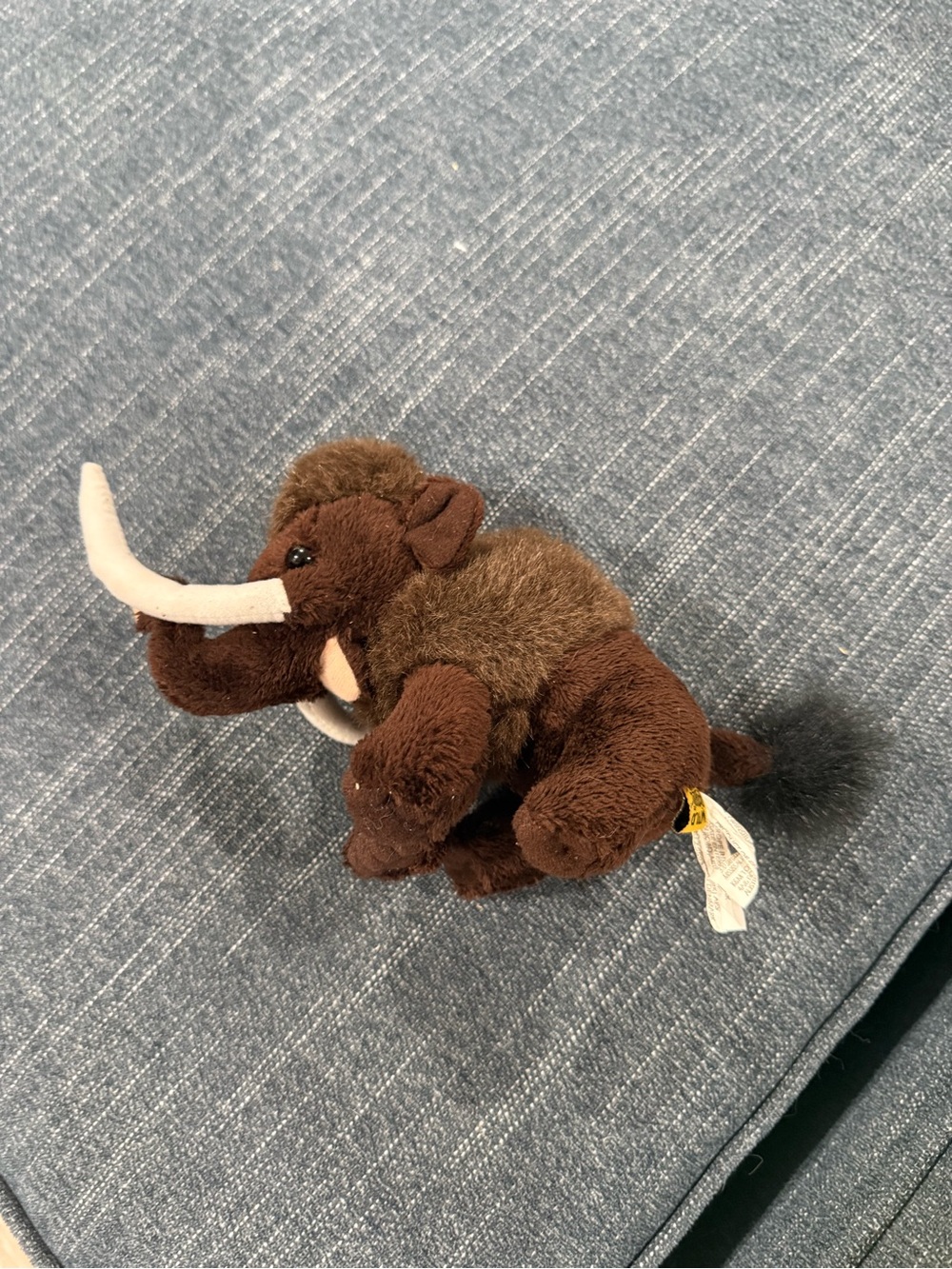 Brown Plush Mammoth Stuffed Animal - Soft Kids Toy
